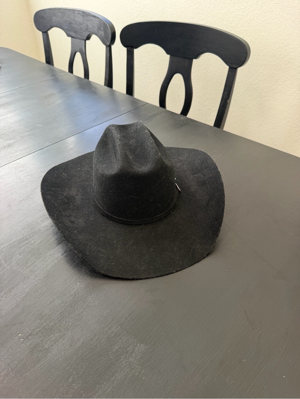 Ariat Black Felt Western Cowboy Hat